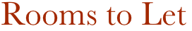 Rooms to Let